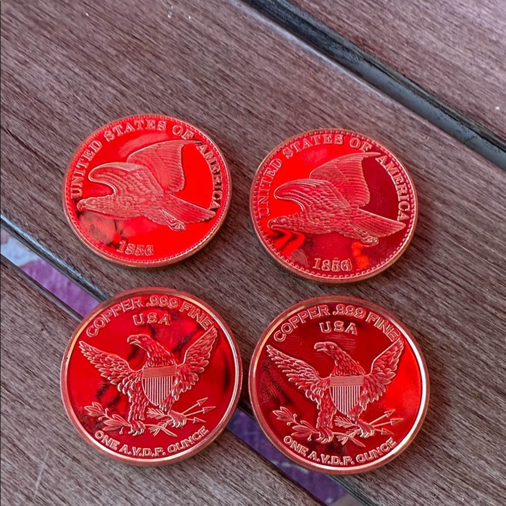 Copper FLYING EAGLE COINS 4